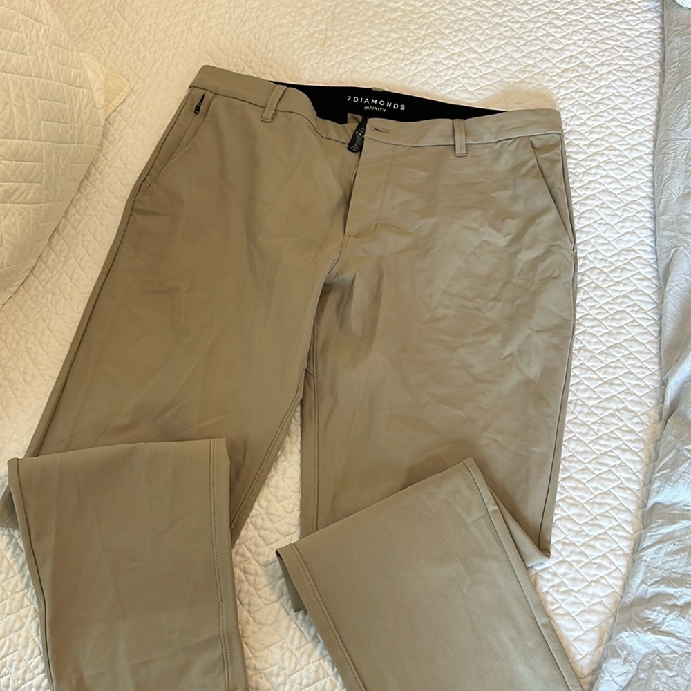7 Diamonds Infinity khaki pants